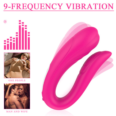 Couple U Vibrating Messager - Remote Control